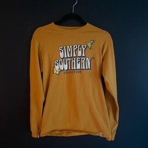 Simply Southern Golden Long Sleeve Tee